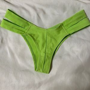 Montce swim lime green bikini bottom